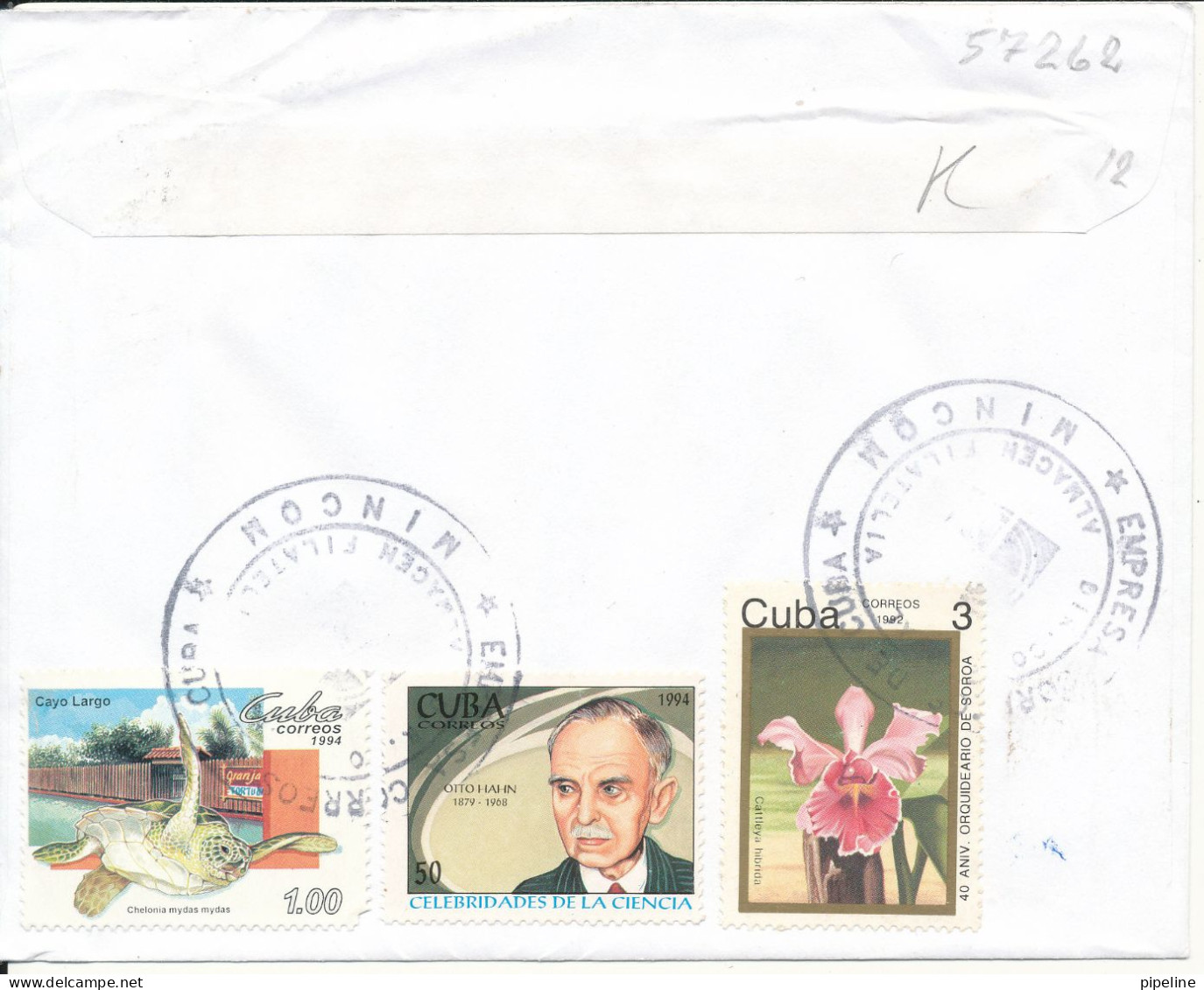 Cuba Registered Cover Sent To Germany With Topic Stamps On Front And Backside Of The Cover - Lettres & Documents