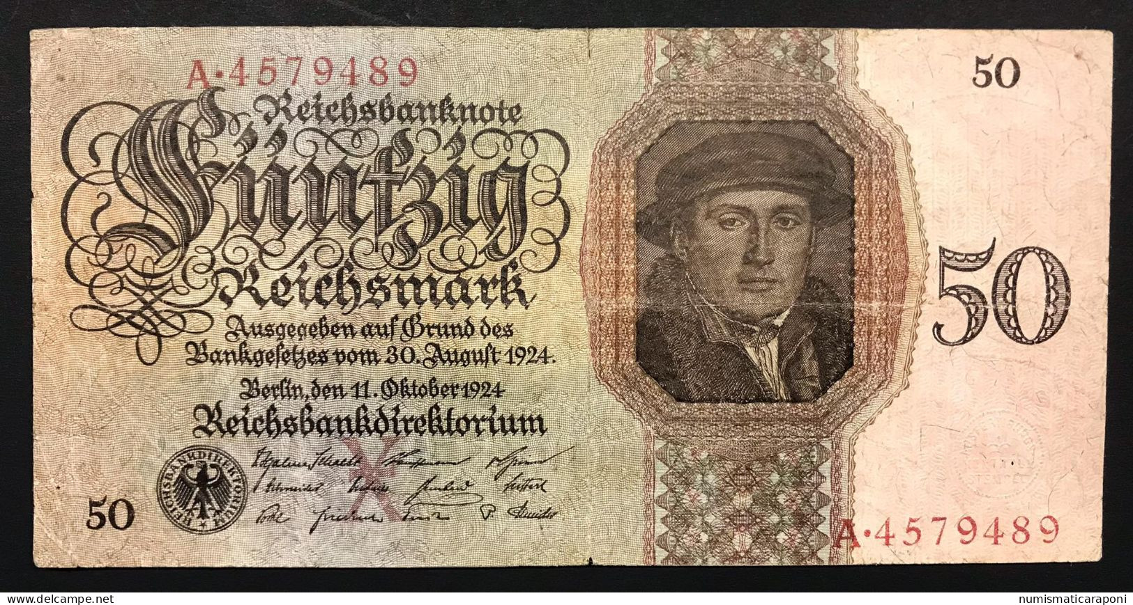 Germania Germany 50 Mark  1924  Pick#177   LOTTO 496 - 50 Mark