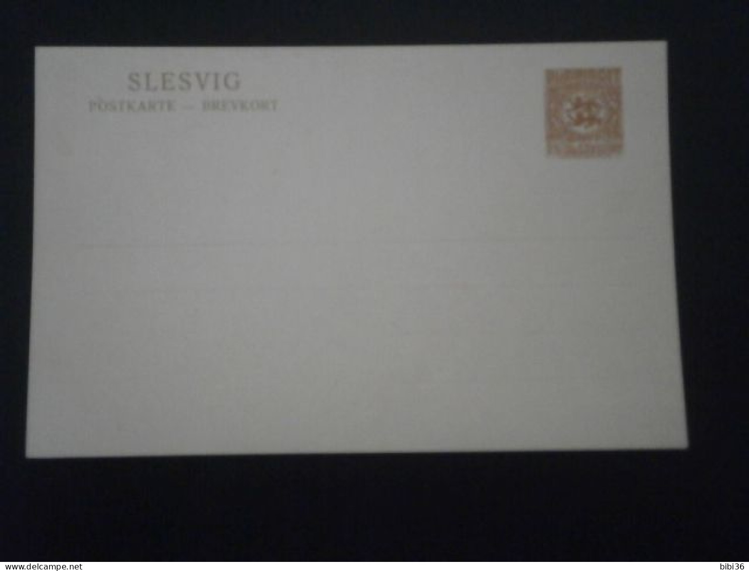 SLESVIG SCHLESWIG LETTRE ENVELOPPE COURRIER LETTER COVER ENTIER POSTAL GANZSACHE GANZACHE STATIONNERY PPC - Schleswig