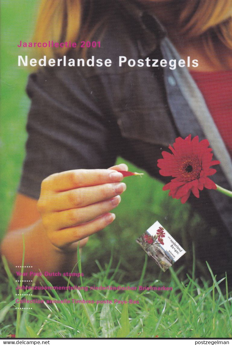 NEDERLAND, 2001, Mint Stamps/sheets Yearset, Official Presentation Pack ,NVPH Nrs. 1951/2033 - Années Complètes