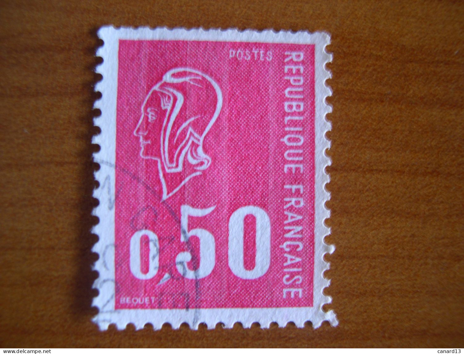 France Obl   Marianne N° 1664 Cachet Rond Noir - 1971-1976 Marianne Van Béquet