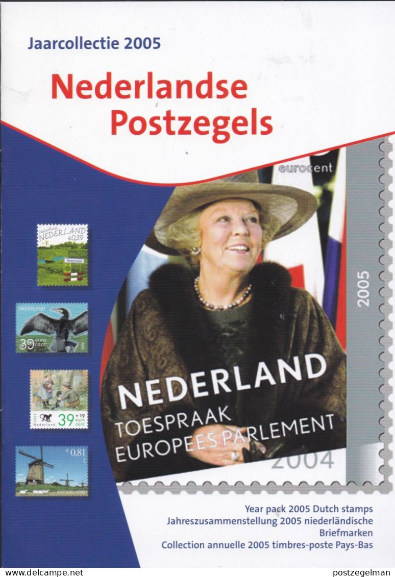 NEDERLAND, 2005, Mint Stamps/sheets Yearset, Official Presentation Pack ,NVPH Nrs. 2319/2391 - Komplette Jahrgänge
