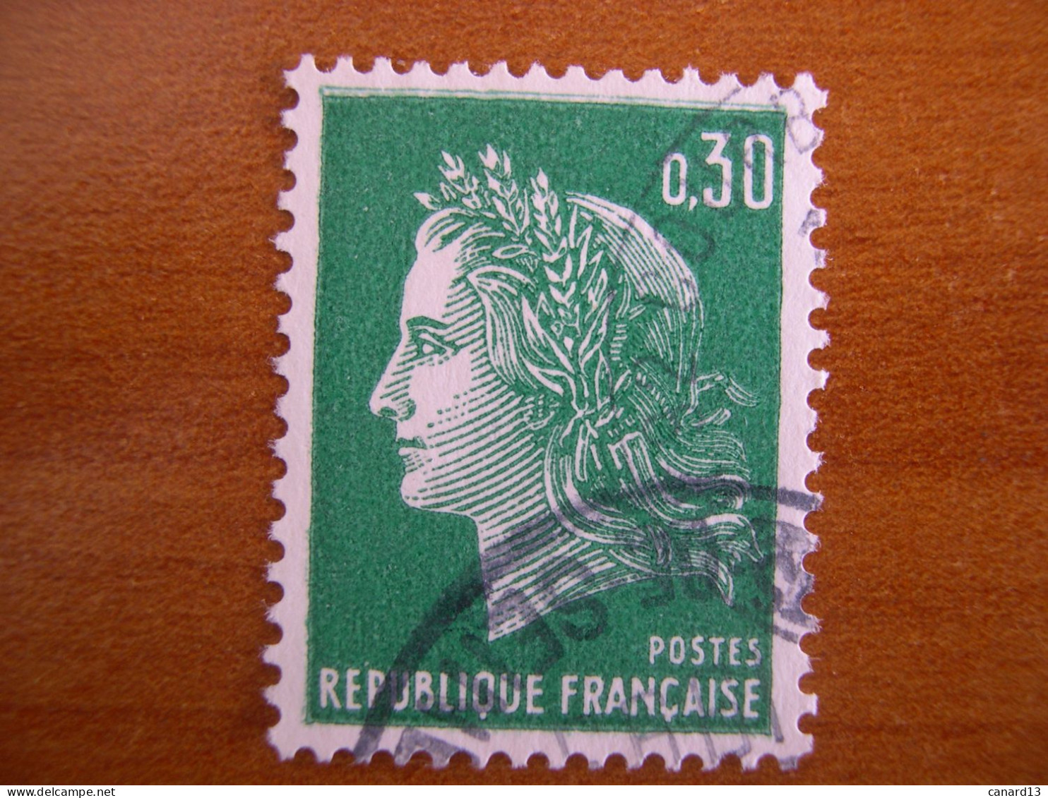 France Obl   Marianne N° 1611 Cachet Rond Noir - 1967-1970 Maríanne De Cheffer