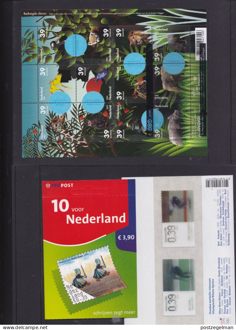 NEDERLAND, 2006, Mint Stamps/sheets Yearset, Official Presentation Pack ,NVPH Nrs. 2393/2488 - Full Years