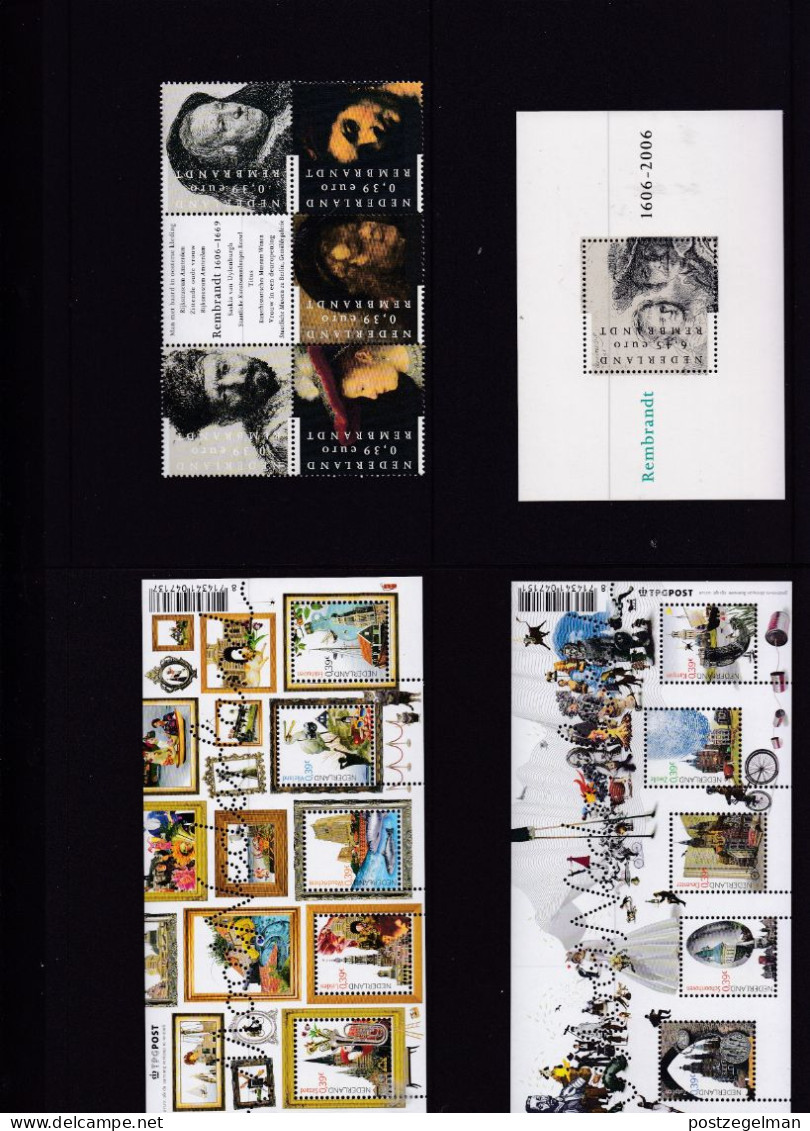 NEDERLAND, 2006, Mint Stamps/sheets Yearset, Official Presentation Pack ,NVPH Nrs. 2393/2488 - Komplette Jahrgänge