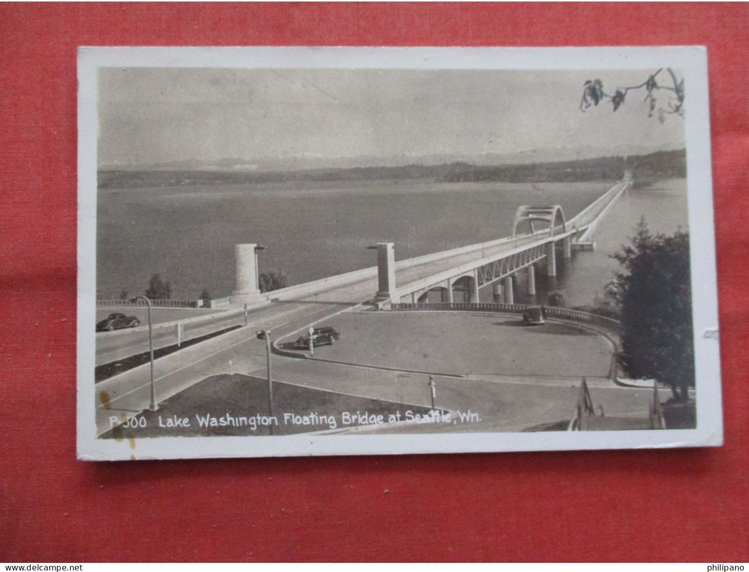 RPPC Lake Washington Floating Bridge.   Seattle  Washington > Seattle   Ref 6304 - Seattle