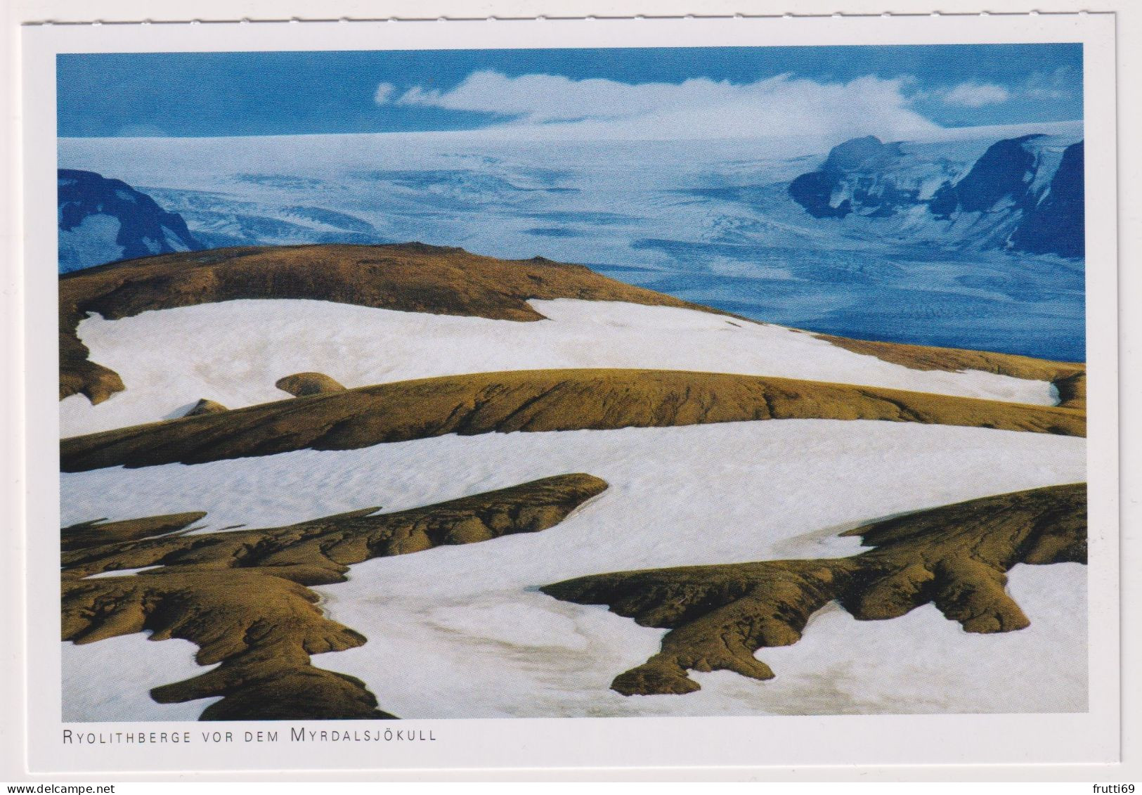 AK 197445 ICELAND - Ryolithberge Vor Dem Myrdalsjökull - Islande