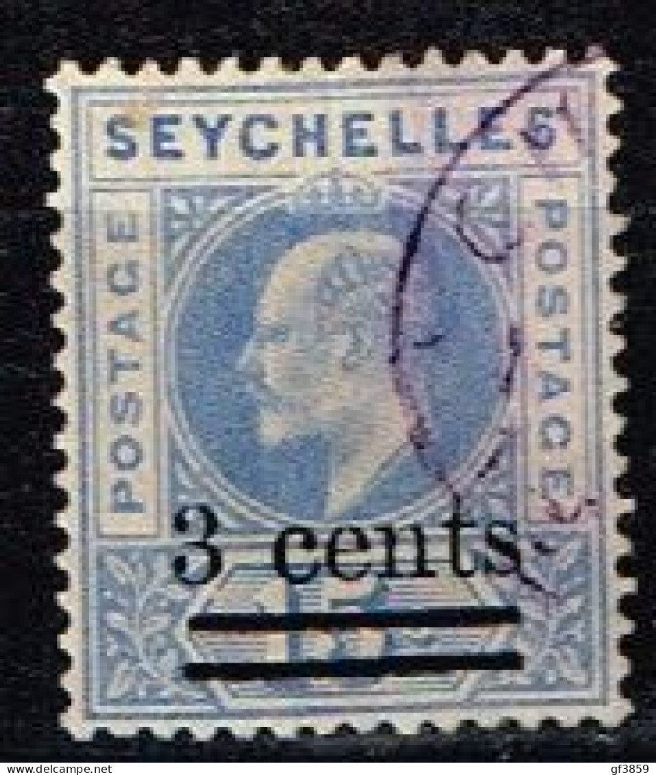 SEYCHELLES / Oblitérés / Used / 1903 - Série Courante / Roi Edouard VII Surchargés - Seychelles (...-1976)
