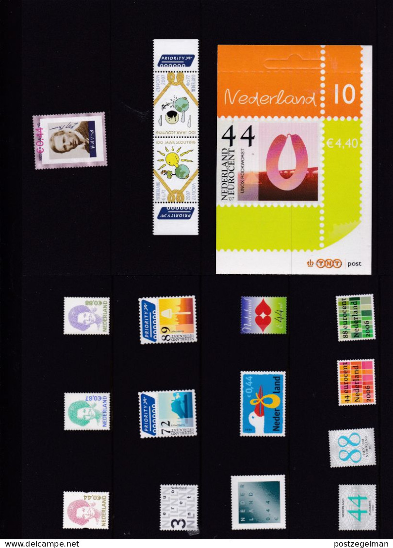 NEDERLAND, 2007, Mint Stamps/sheets Yearset, Official Presentation Pack ,NVPH Nrs. 2489/2549 - Años Completos