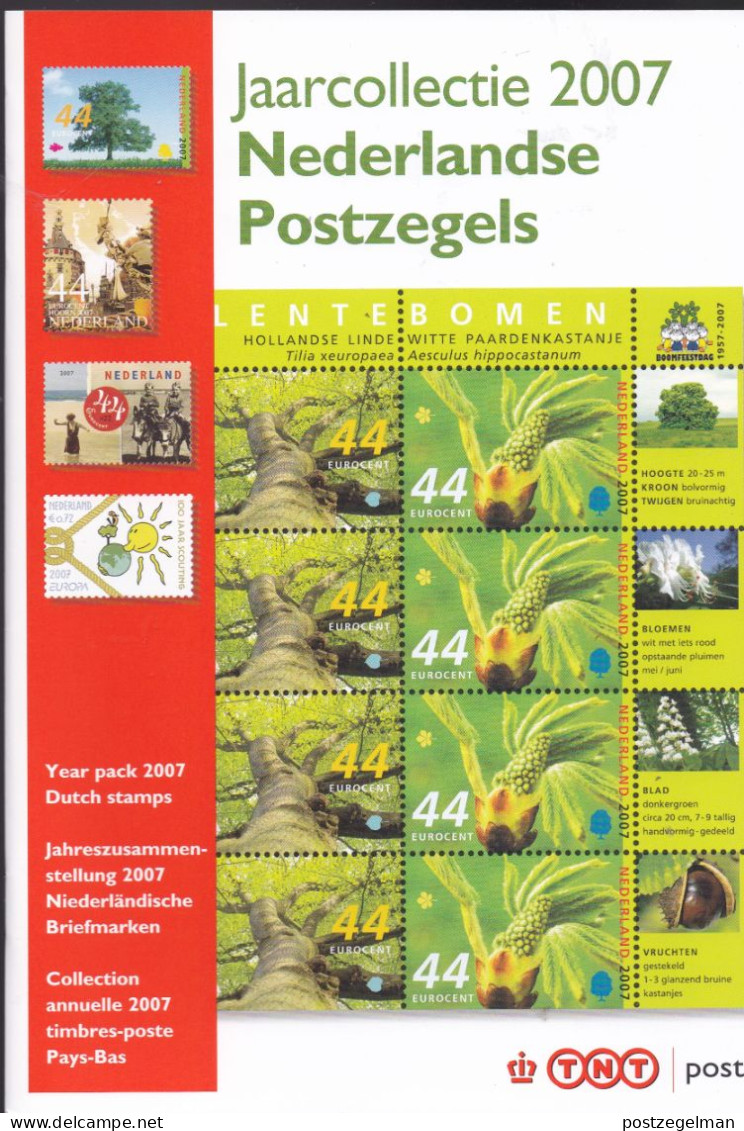 NEDERLAND, 2007, Mint Stamps/sheets Yearset, Official Presentation Pack ,NVPH Nrs. 2489/2549 - Años Completos