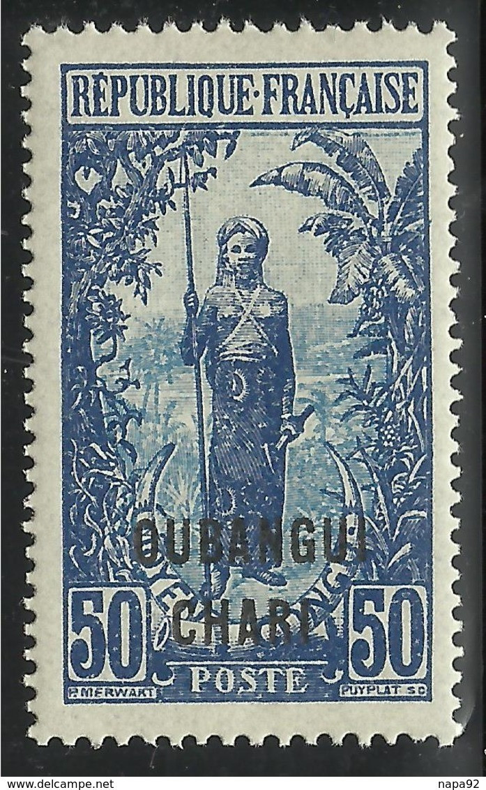 OUBANGUI-CHARI 1922 YT 37** SANS CHARNIERE NI TRACE - Unused Stamps