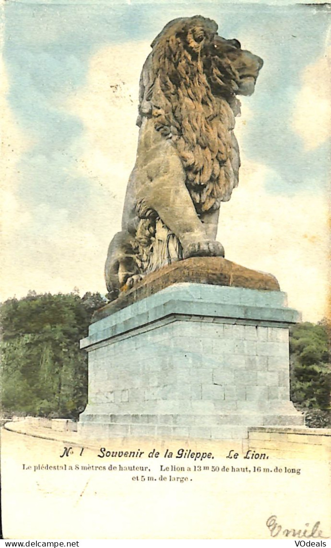 Belgique - Liège -  Gileppe (Barrage) - La Gileppe - Souvenir De La Gileppe - Le Lion - Gileppe (Barrage)