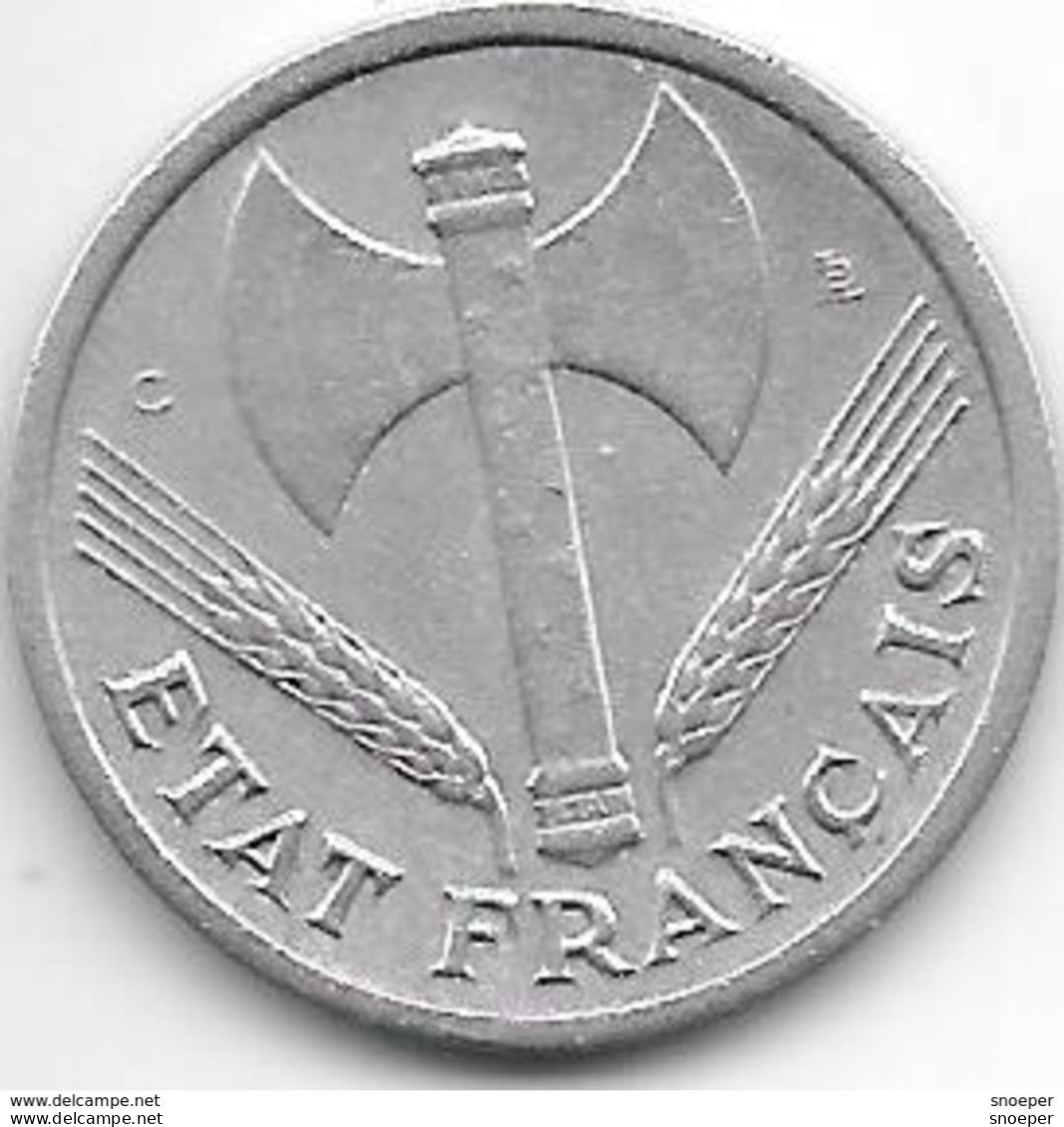 France 1 Franc 1944 C  Km 902.3  Xf - 1 Franc