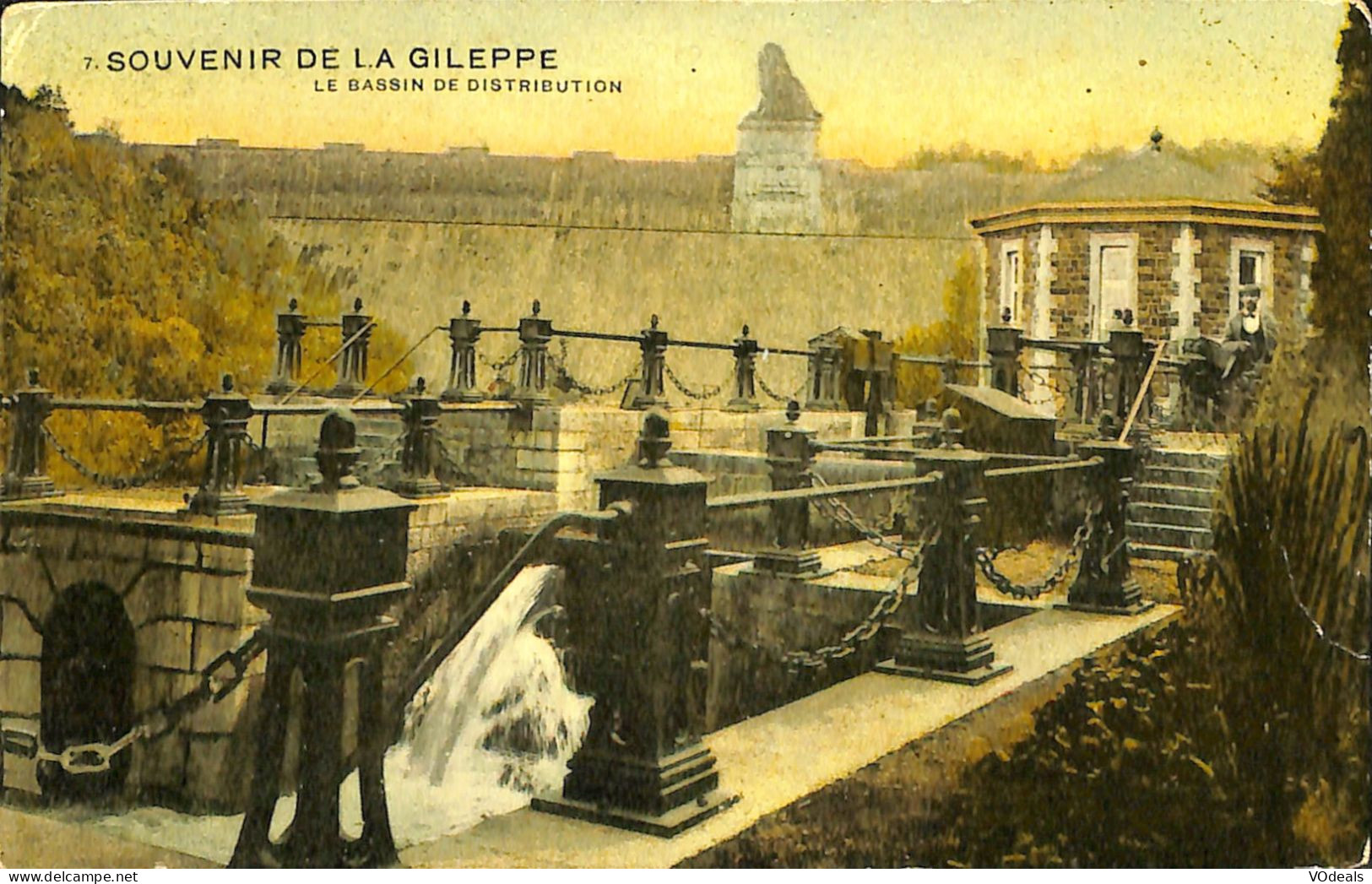 Belgique - Liège -  Gileppe (Barrage) - La Gileppe - Souvenir De La Gileppe - Le Bassin De Distribution - Gileppe (Stuwdam)