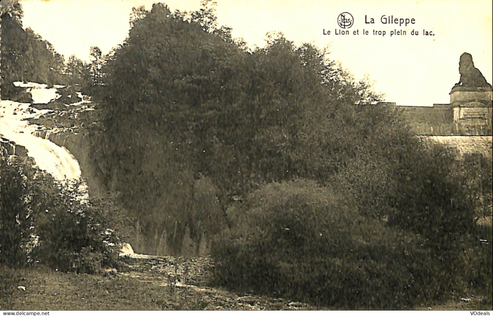 Belgique - Liège -  Gileppe (Barrage) - La Gileppe - Le Lion Et Le Trop Plein Du Lac - Gileppe (Dam)