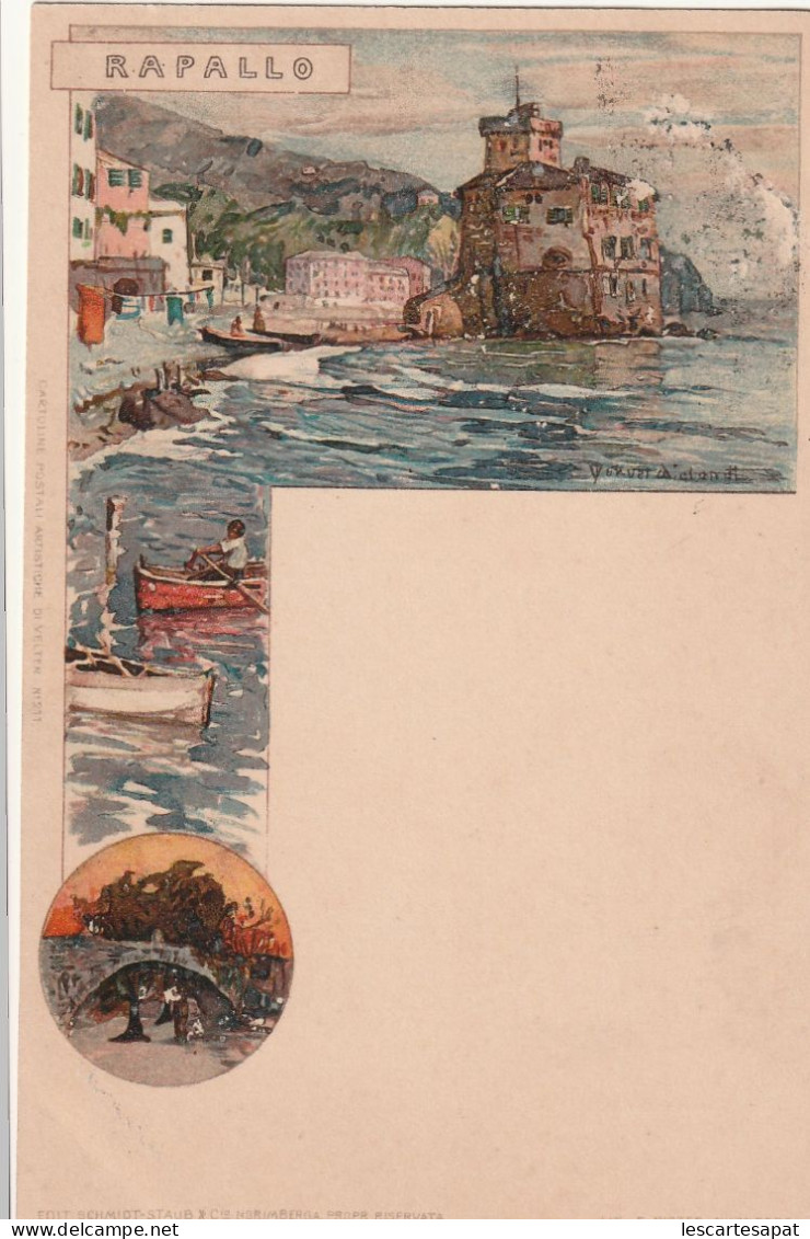 Illustrateur Manuel Wielandt Rapallo ( édit. Schmidt Staub & Cie ) Annees 1900 - Wielandt, Manuel