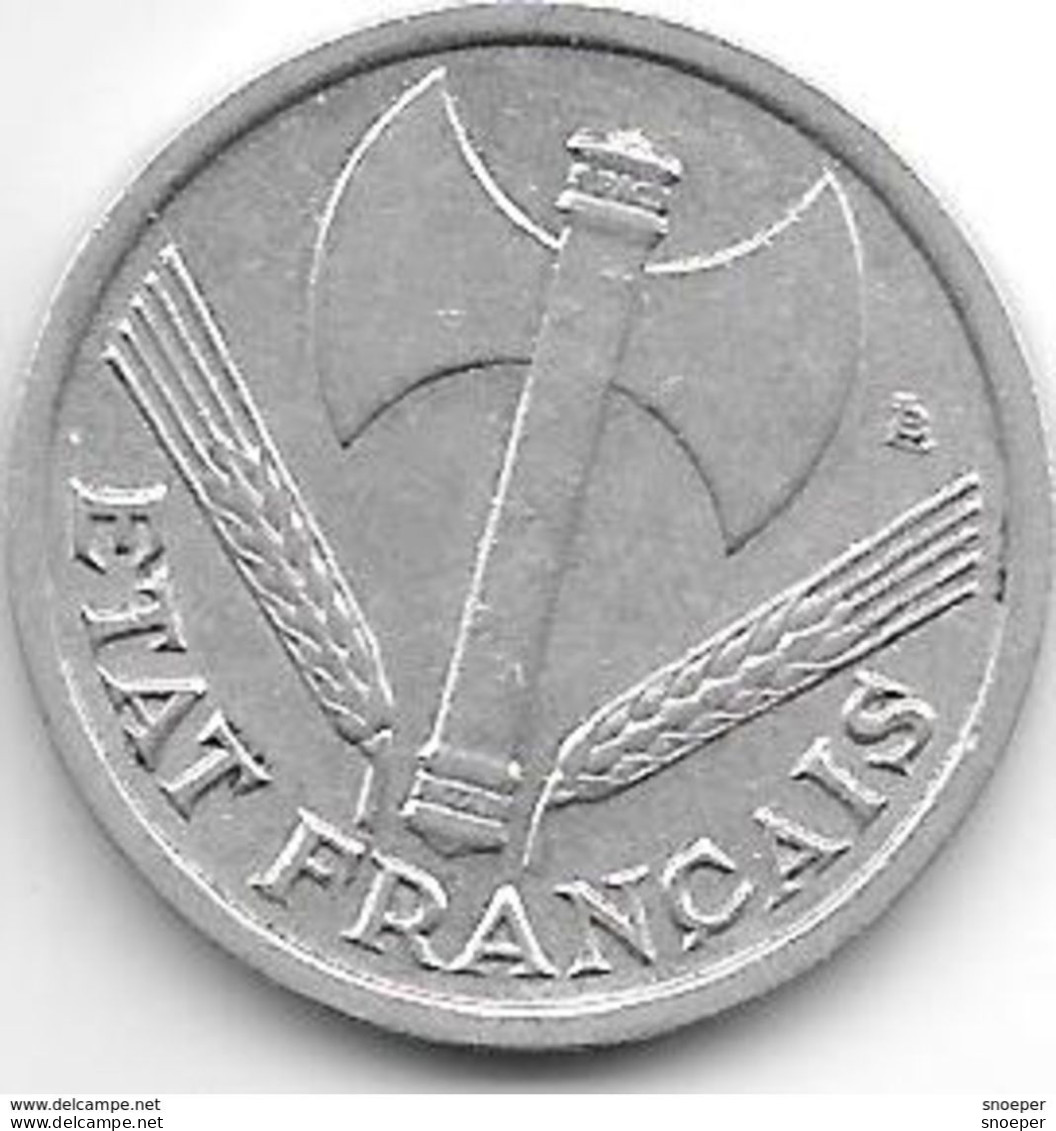 France 1 Franc 1942  Km 902.1  Xf - 1 Franc