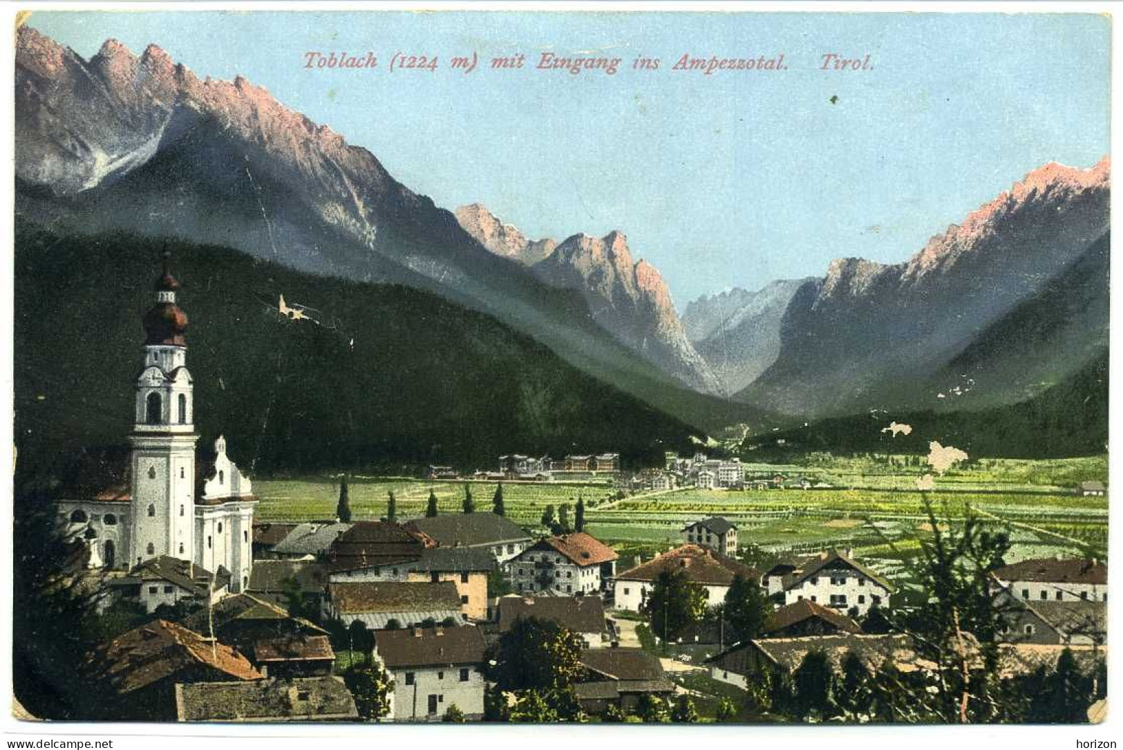 E.228  TOBLACH Mit Eingang Ins Ampezzotal - Dobbiaco - Bolzano - 1909 - Vipiteno