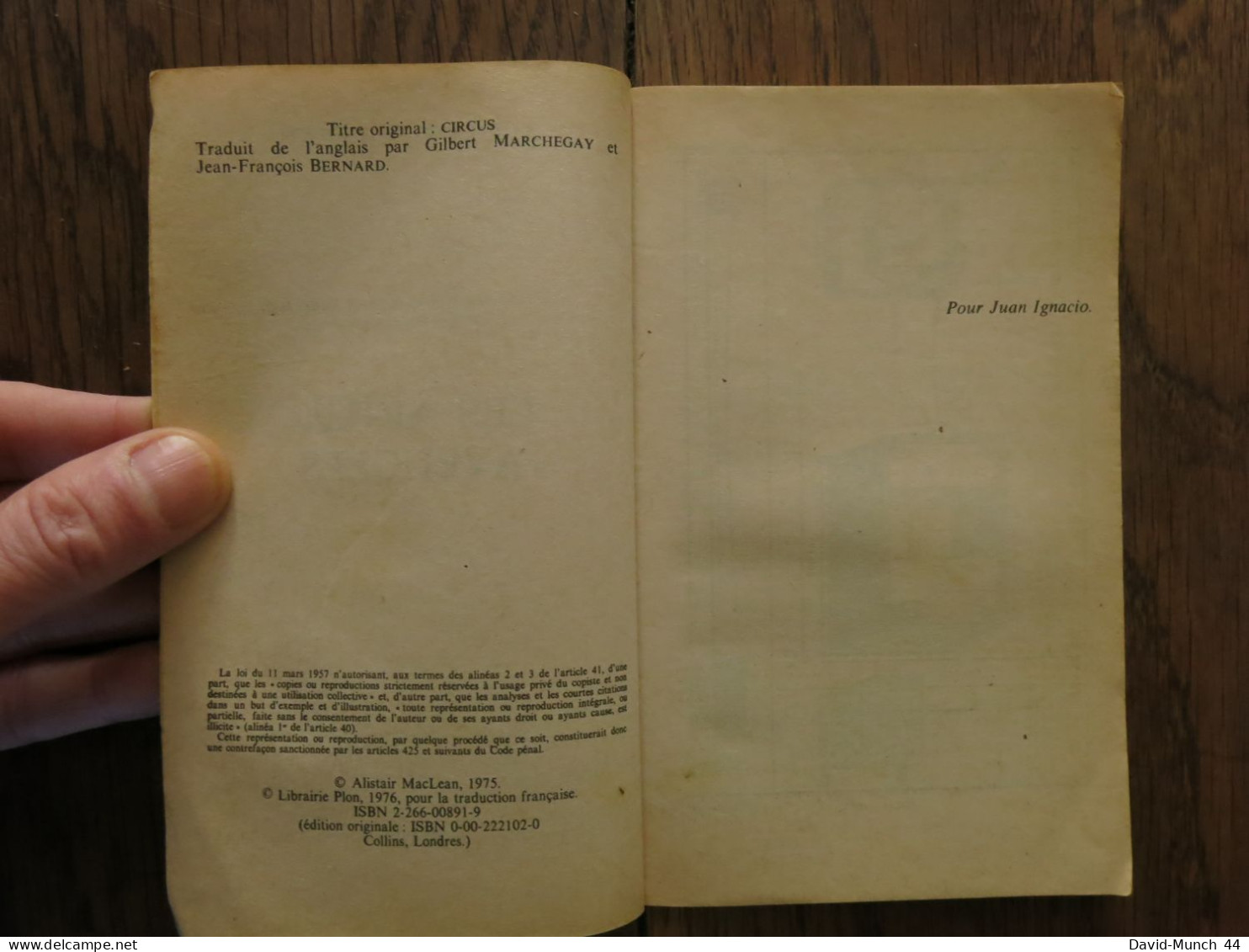 Les Aigles Aveugles De Alistair MacLean. Plon, Presses Pocket N° 1899. 1980 - Plon