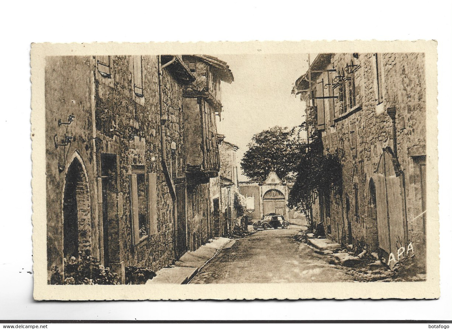 CPA  DPT 82 LAUZERTE, RUE DE L HOSPICE - Lauzerte