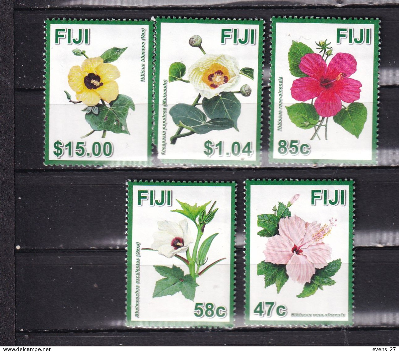 FIJI-2016-FLOWERS-MNH. - Fidji (1970-...)