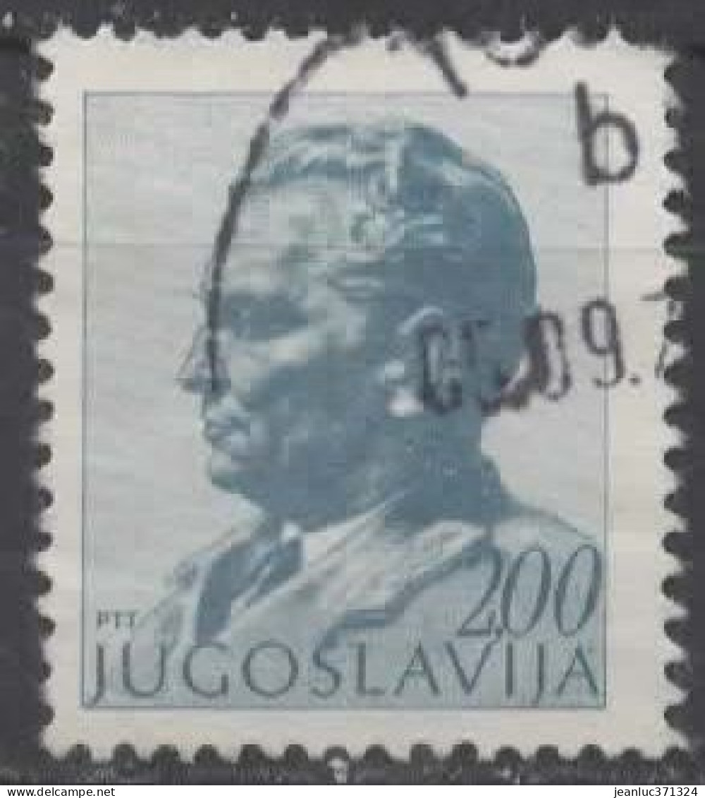 YOUGOSLAVIE N° 1437 O Y&T 1974 Effigie Du Maréchal Tito - Used Stamps