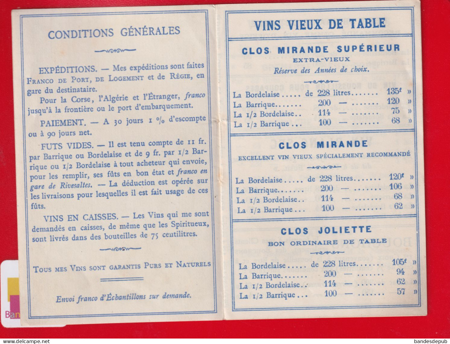 Docteur Conte Rivesaltes Carnet Chromo Caledrier 1892 1893 ( Scan 5) Oberthur Vins De Table  Complet 2 Pages - Small : ...-1900