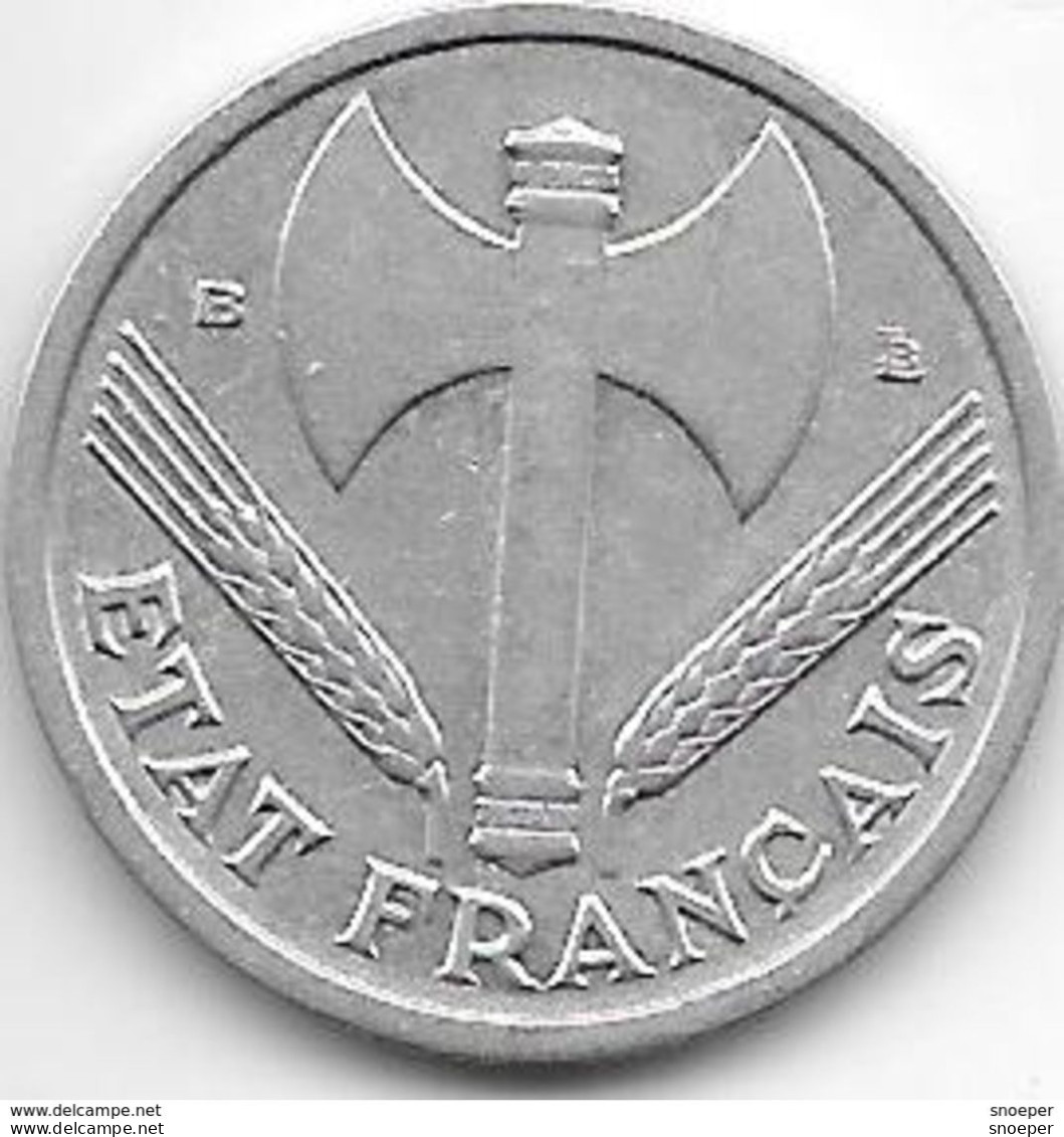 France 1 Franc 1944 B  Km 902.2  Xf - 1 Franc