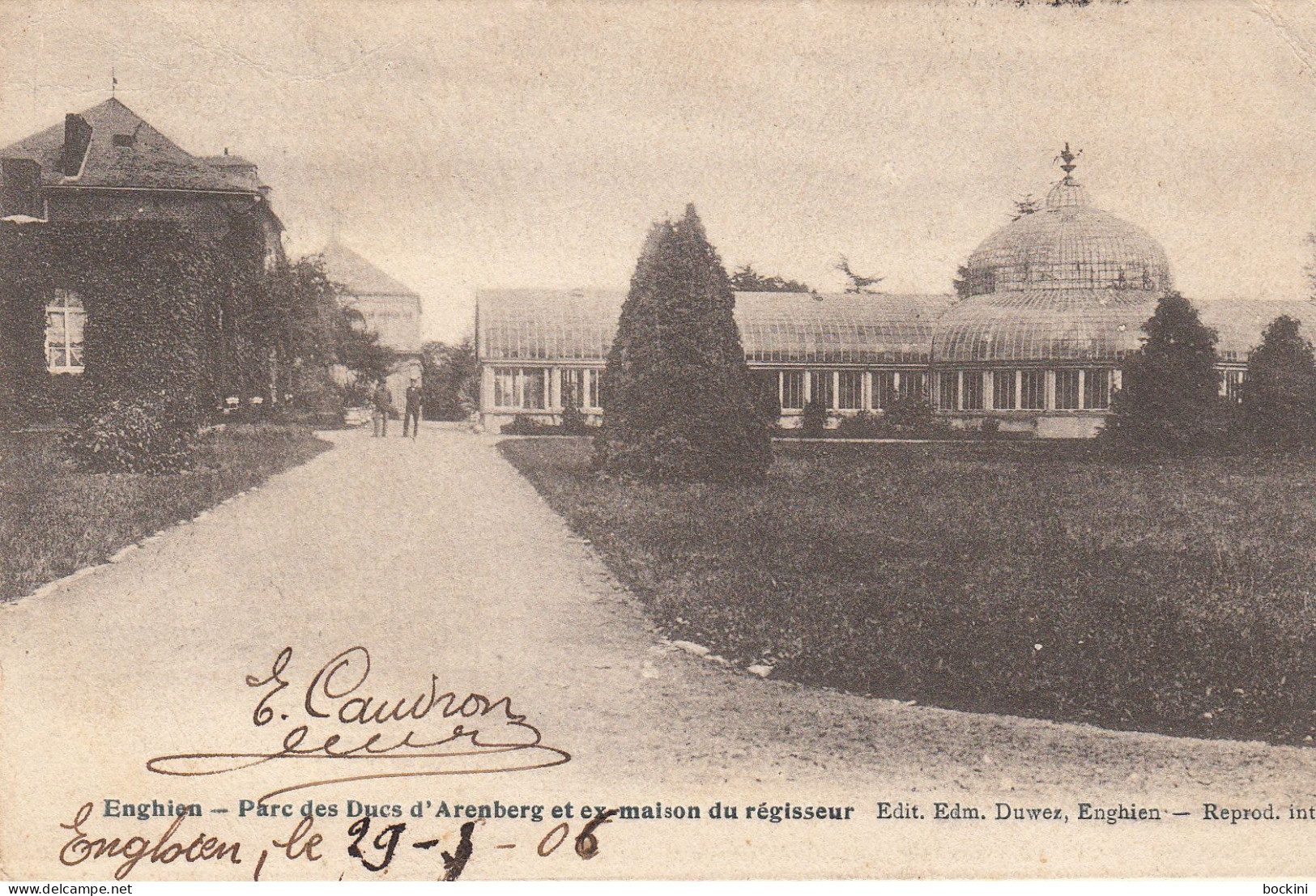 Enghein - Parc Des Ducs D' Arenberg Et Ex - Maison Du Régisseur - Carte Rare -  état Voir Scan. - Enghien - Edingen
