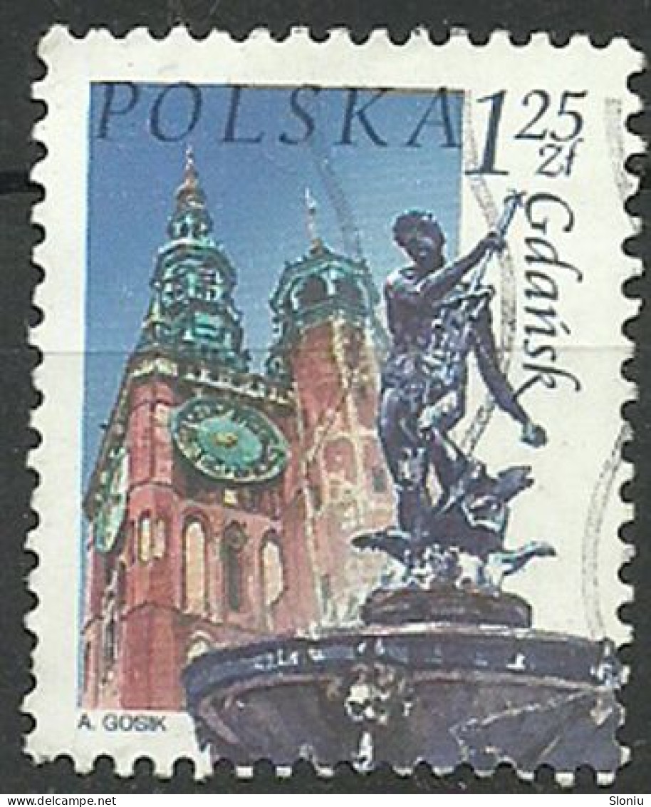 2004 Polska Mi 4093 U (k5) - Gebruikt