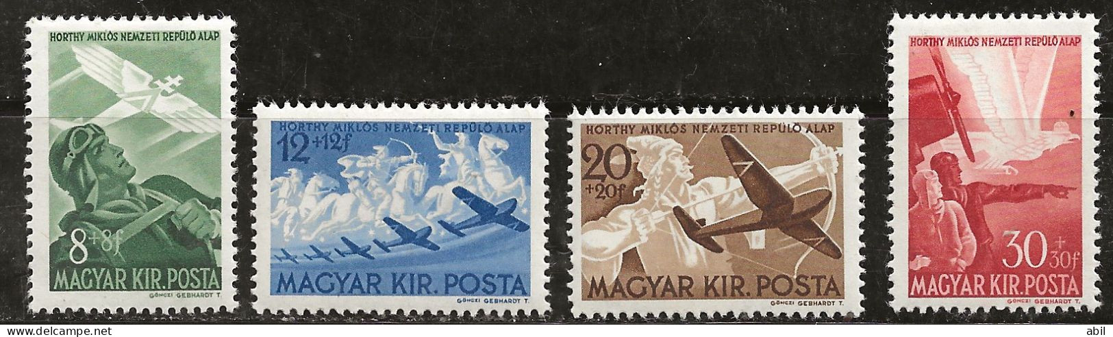Hongrie 1942 N° Y&T : 48 à 51 * - Unused Stamps