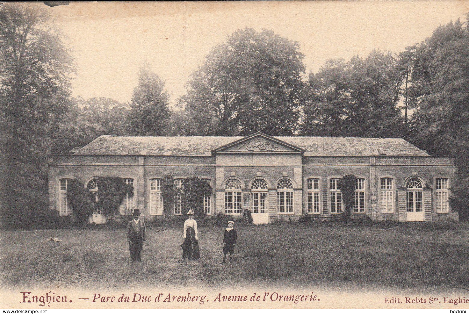 Enghein - Parc Des Ducs D' Arenberg . Avenue De L' Orangerie - Carte Rare -  état Voir Scan. - Enghien - Edingen