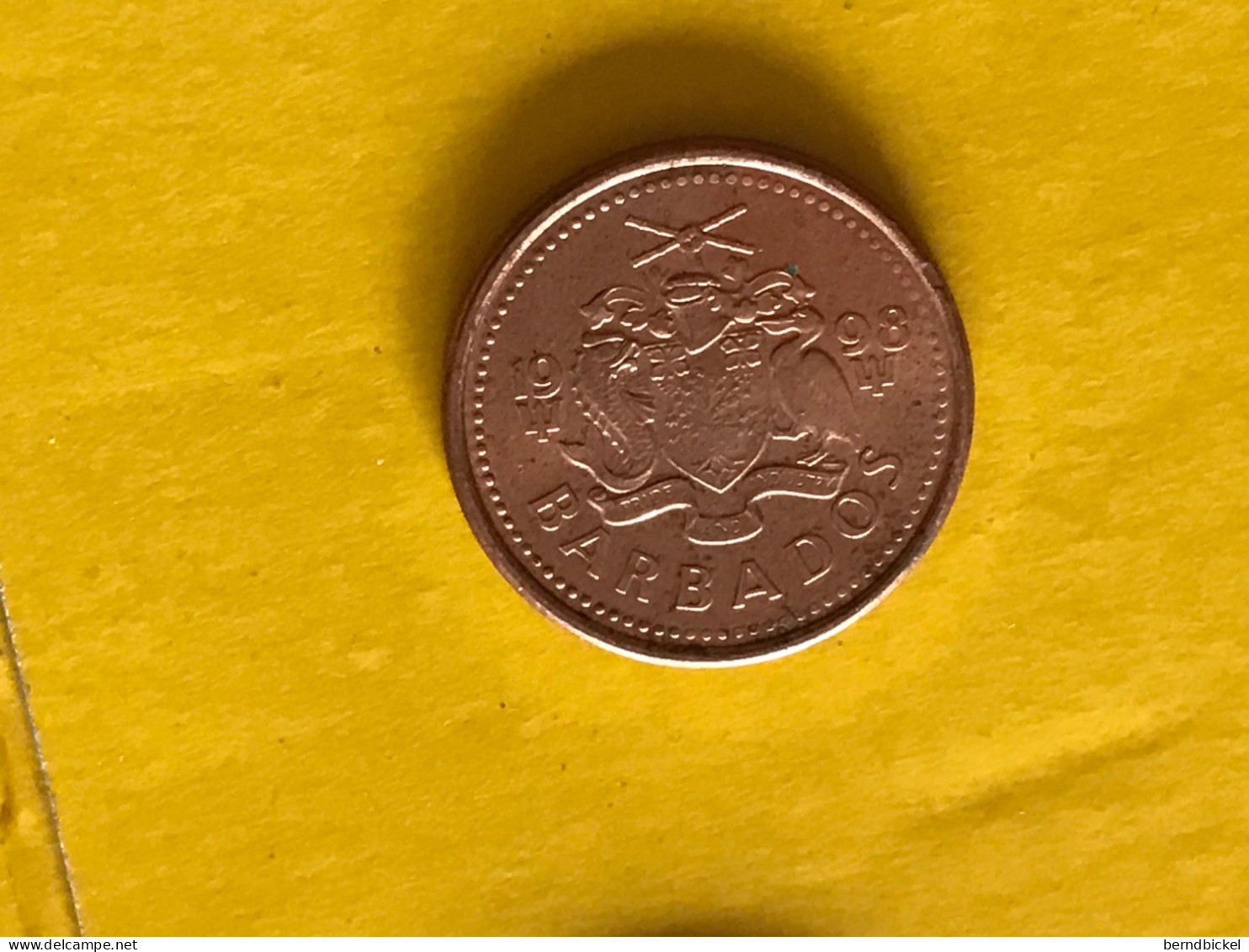 Münze Münzen Umlaufmünze Barbados 1 Cent 1998 - Barbados