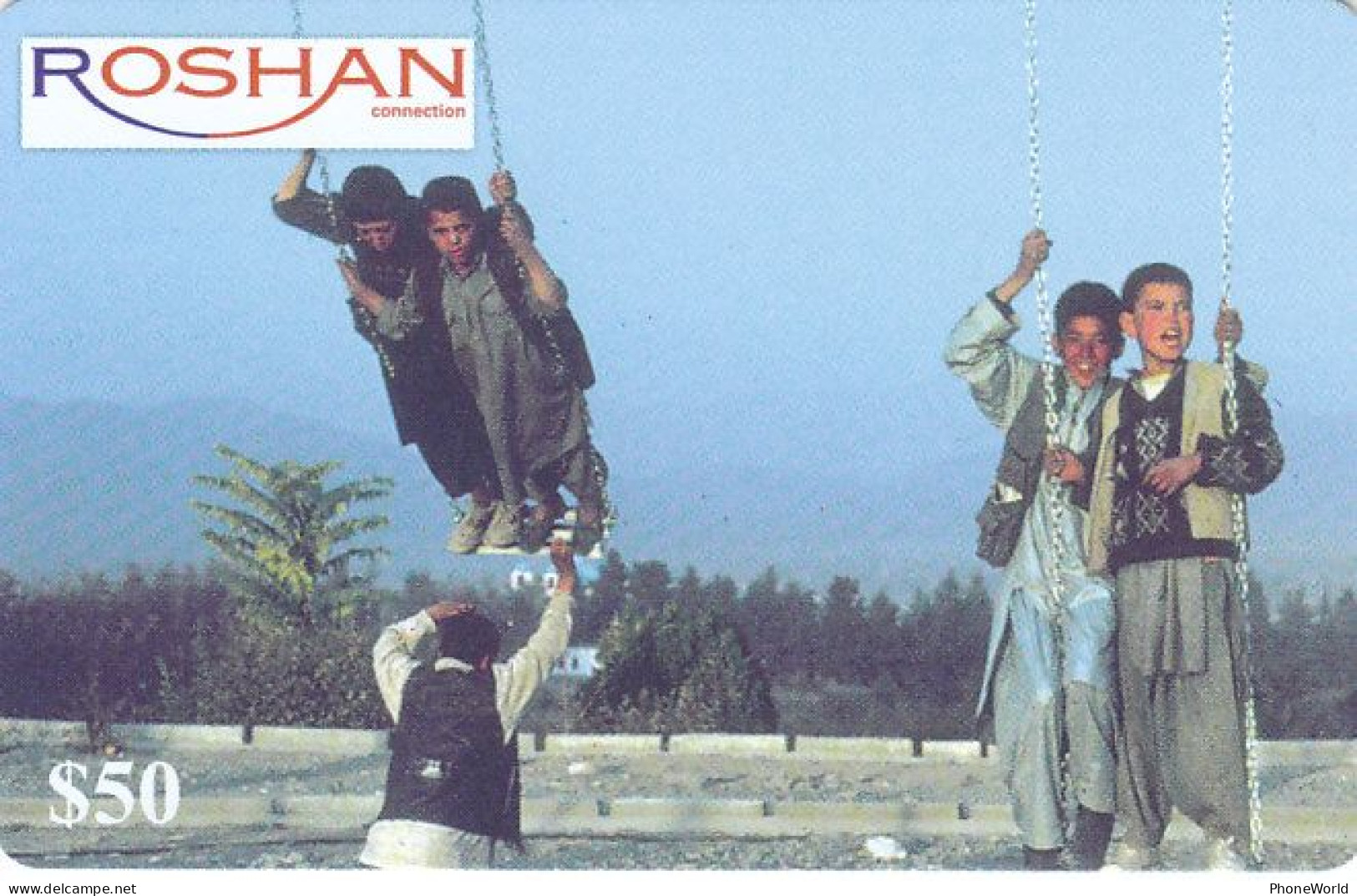Afghanistan, Roshan Connection, Prepaid Card $50 RRRR - Afghanistan