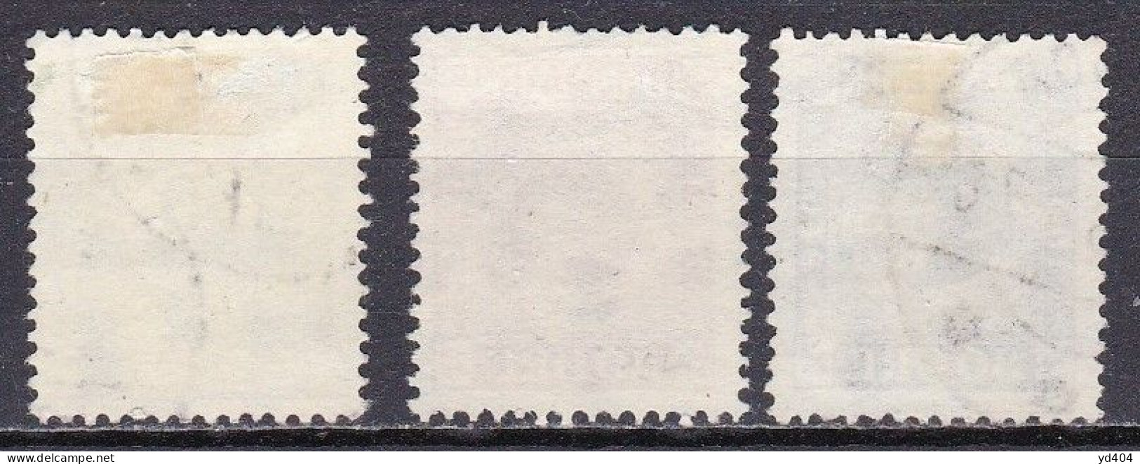 DK027 – DENMARK – 1926 – 75TH ANNIVERSARY OF STAMP – YT # 165/7 USED 3,50 € - Gebraucht