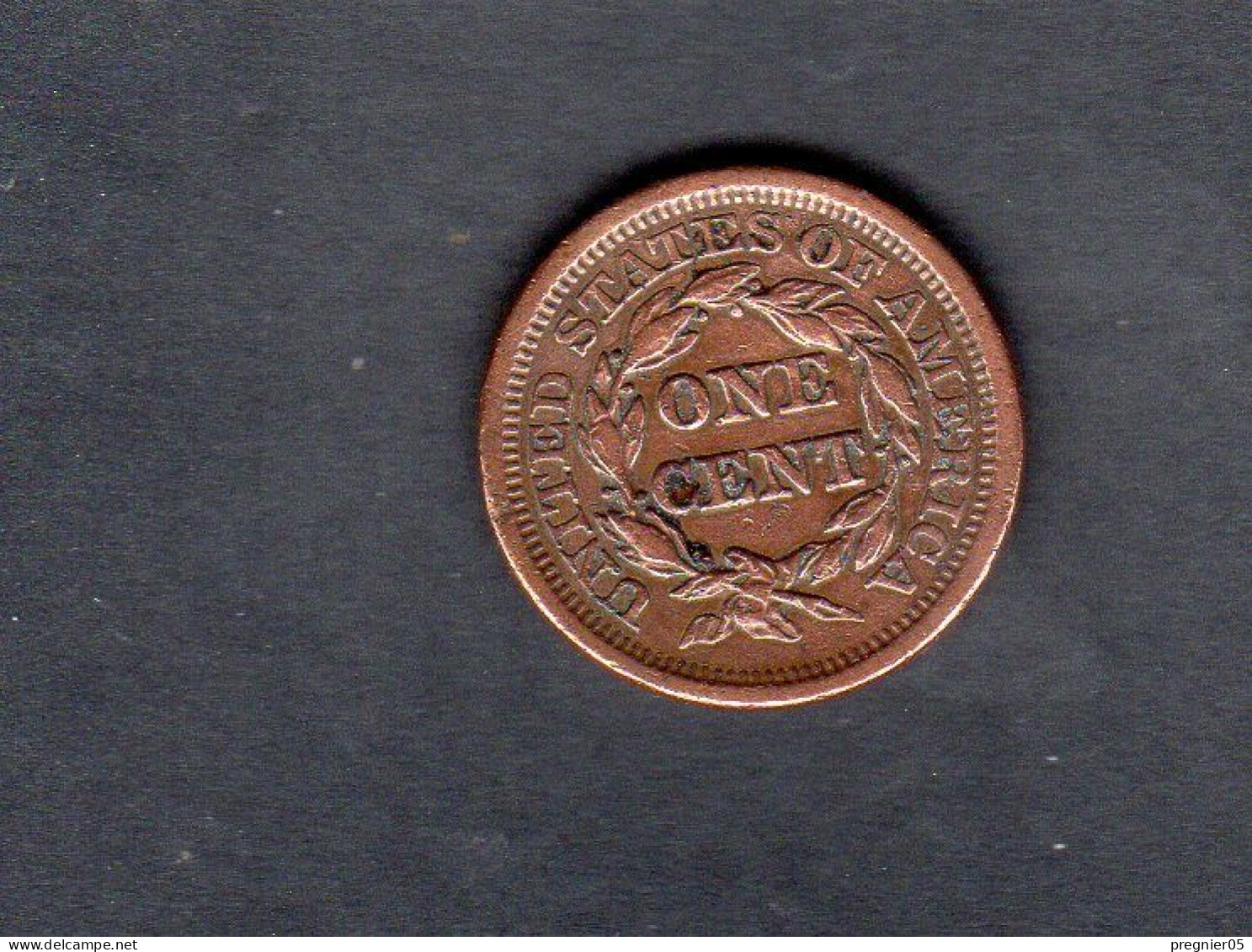 USA - Pièce 1 Cent "Braided Hair" 1851 SUP/XF  KM.067 - 1840-1857: Braided Hair (Cheveux Tressés)