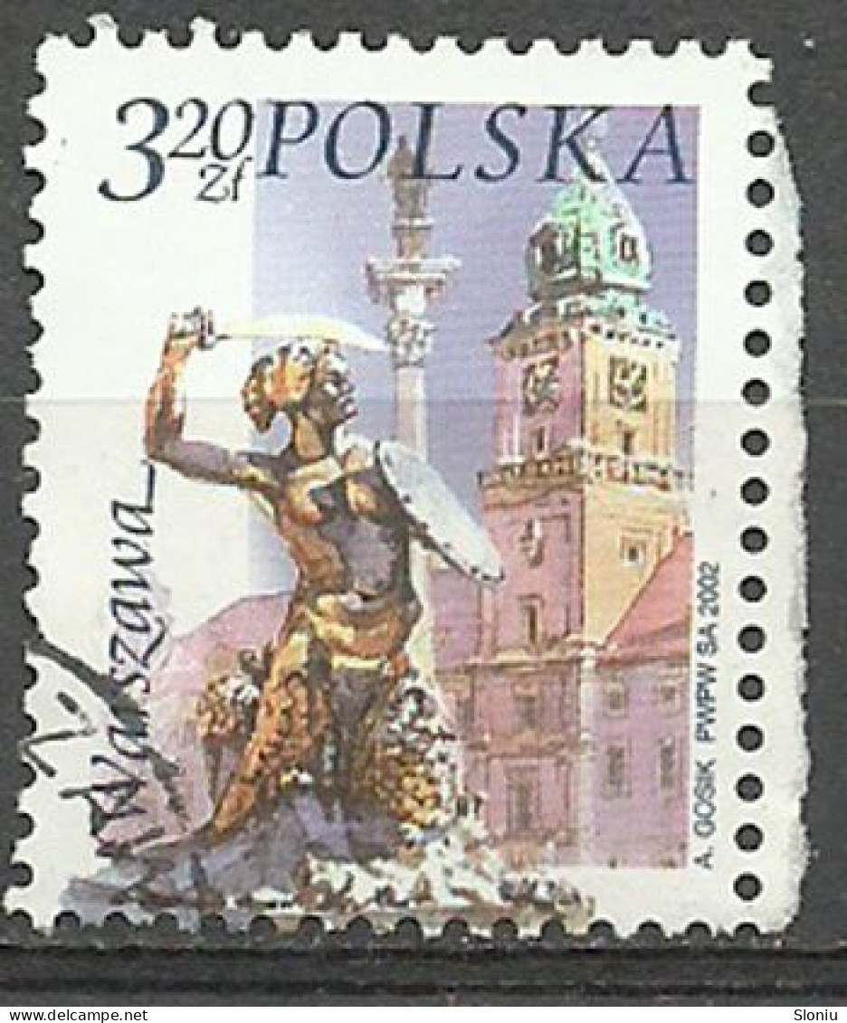 2002 Polska Mi 3957 U (k5) - Used Stamps