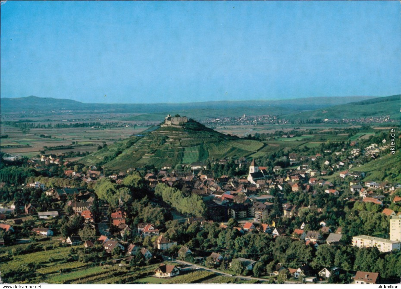 Staufen Im Breisgau Luftbild Ansichtskarte  1988 - Staufen