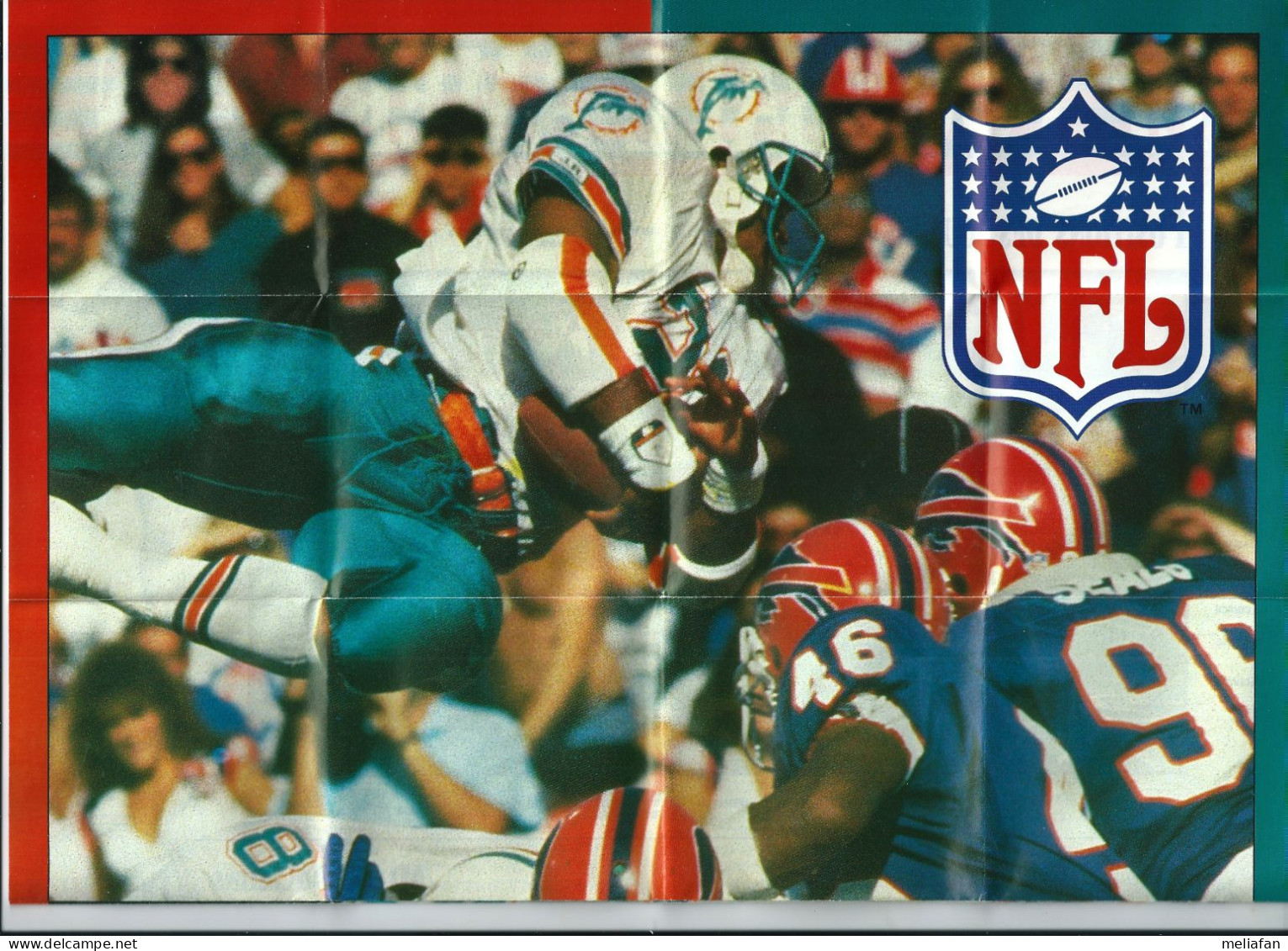 V946 - POSTER KELLOGGS FOOTBALL AMERICAIN - NFL - Andere & Zonder Classificatie