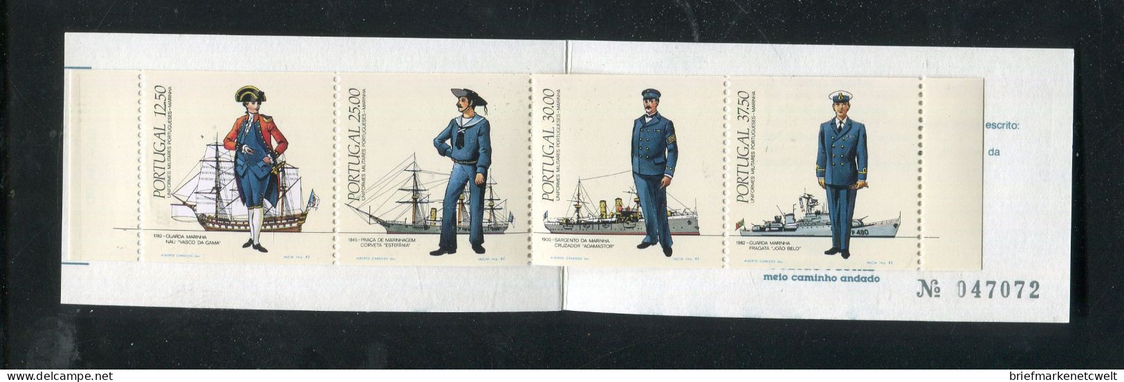 "PORTUGAL" 1983, Markenheftchen Mi. 1 "Uniformen" ** (5900) - Libretti