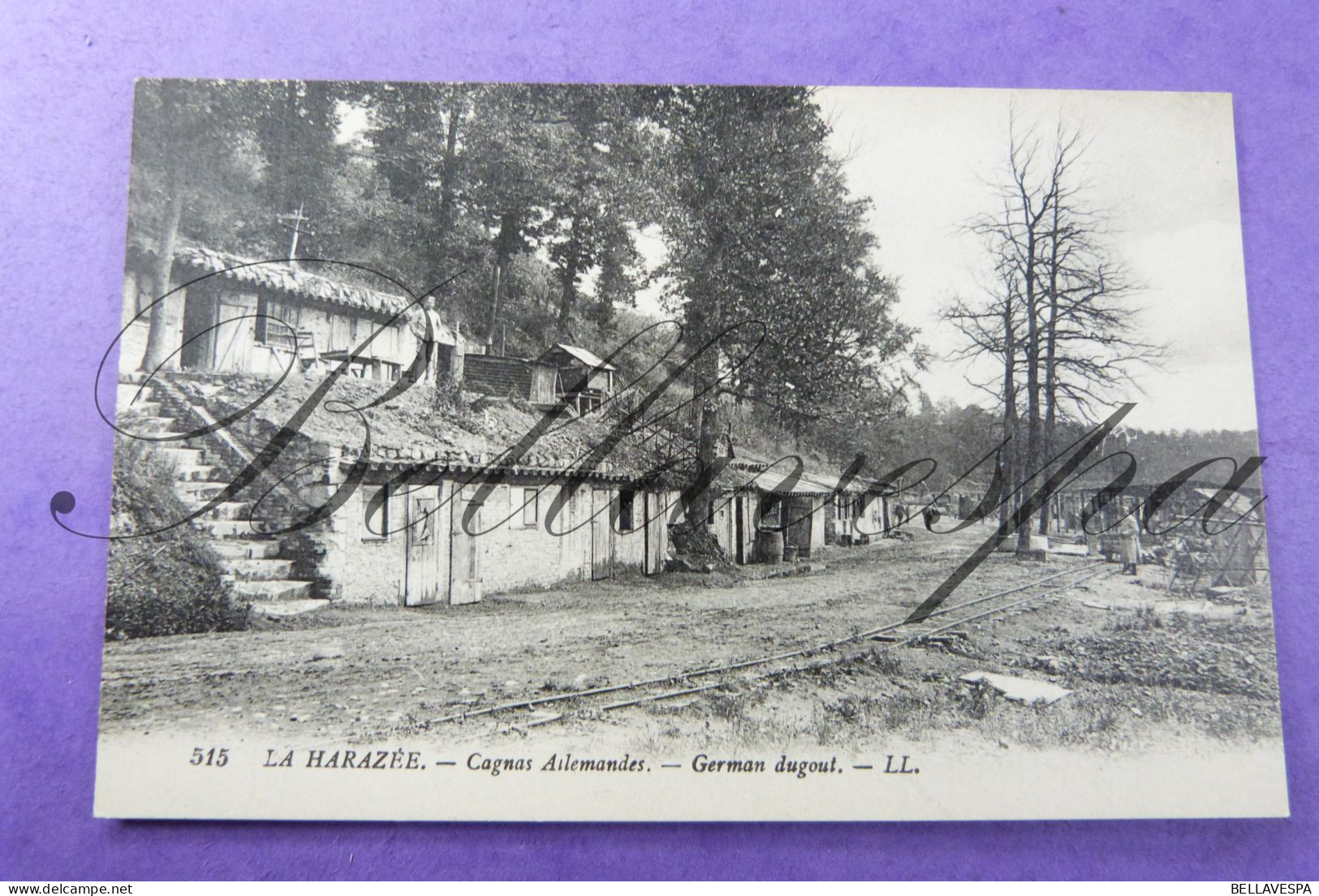 Harazèe Cagnes Allemandes German Dugout 1914-1918 - War 1914-18