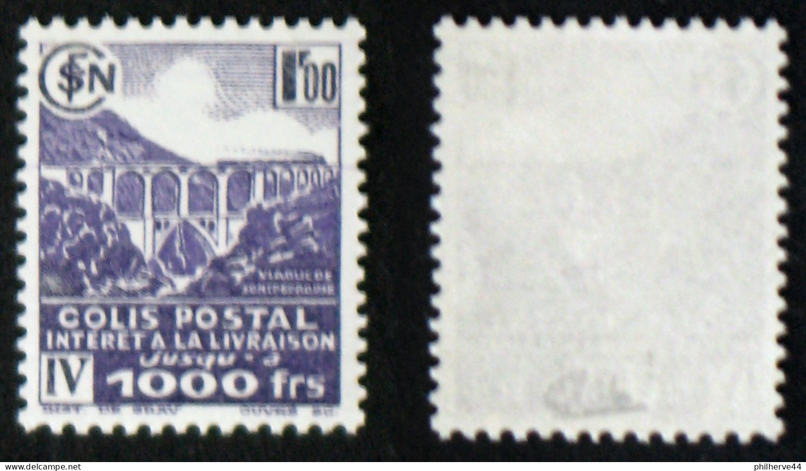 COLIS POSTAUX N° 190C Type2  Neuf N** TB Cote 120€ Signé Calves - Mint/Hinged