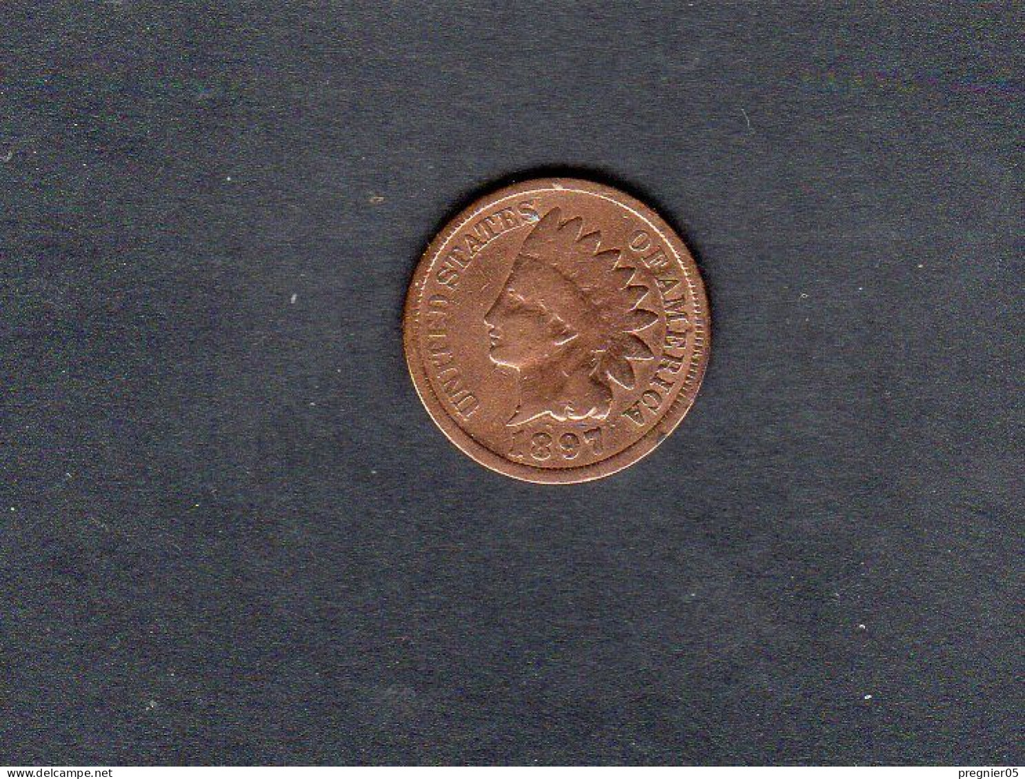 USA - Pièce 1 Cent "Indian Head" 1897 TB+/F+  KM.090a - 1859-1909: Indian Head