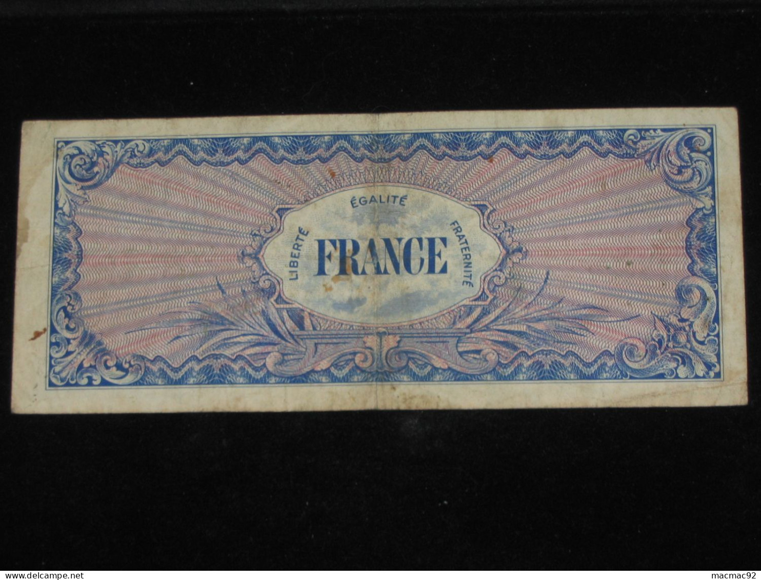 Billet De Débarquement - 100 Francs DRAPEAU FRANCE 1944 -  Série  4  **** EN ACHAT IMMEDIAT **** - 1945 Verso Frankreich