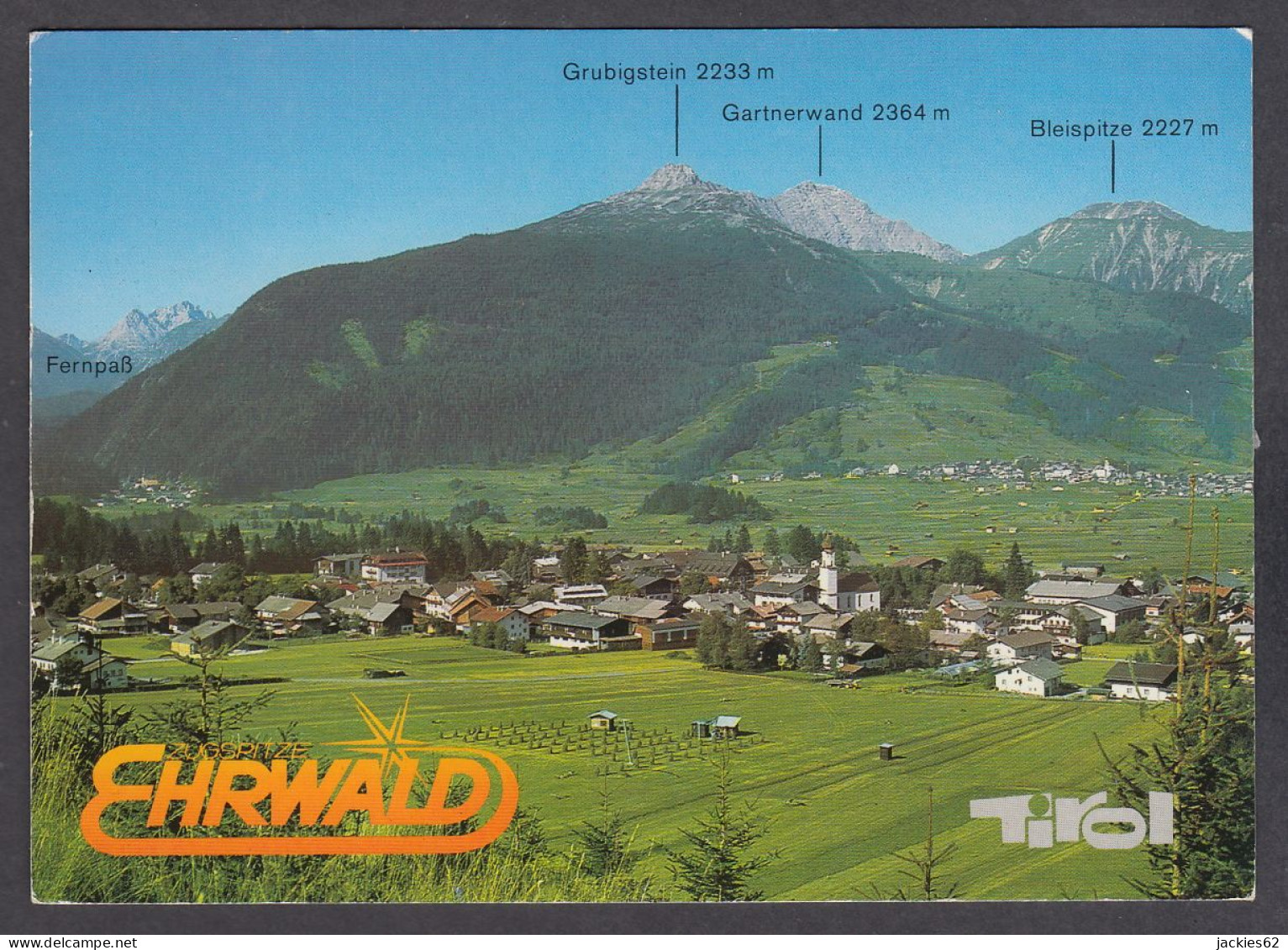 107540/ EHRWALD Mit Blick Auf Biberwier, Fernpass Und Lermoos - Ehrwald