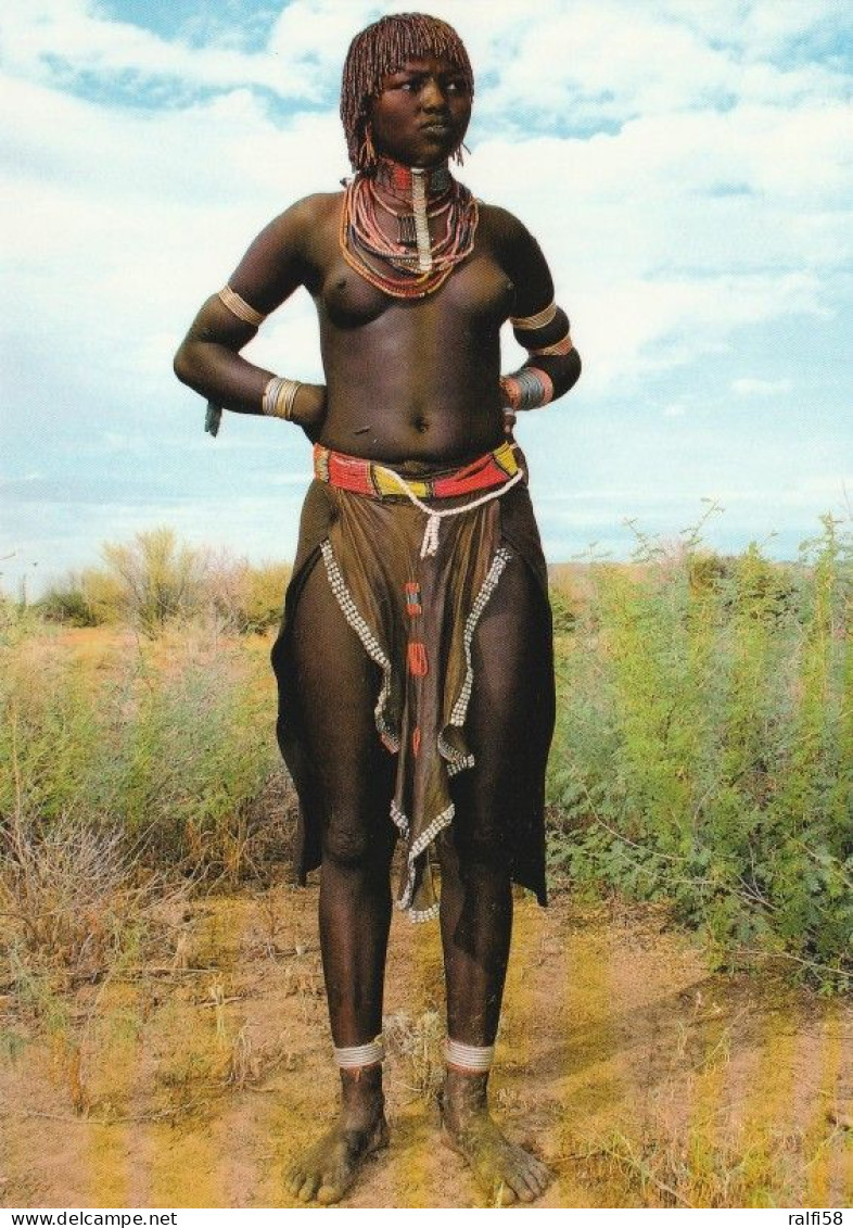 1 AK Äthiopien / Ethiopia  * Hamer Girl Aus Der Omo-Region - Diese Region Gehört Seit 1980 Zum UNESCO Weltkulturerbe * - Ethiopie