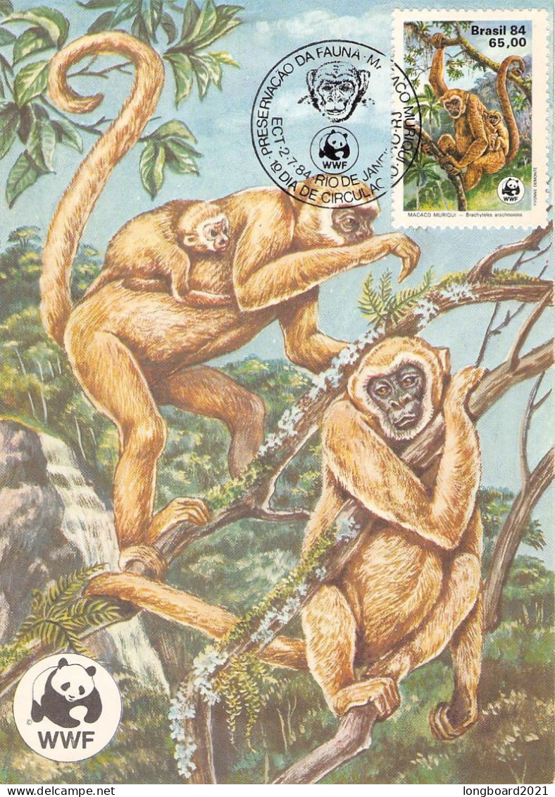 BRAZIL - MC WWF 1984 - MONKEY / 4432 - Tarjetas – Máxima