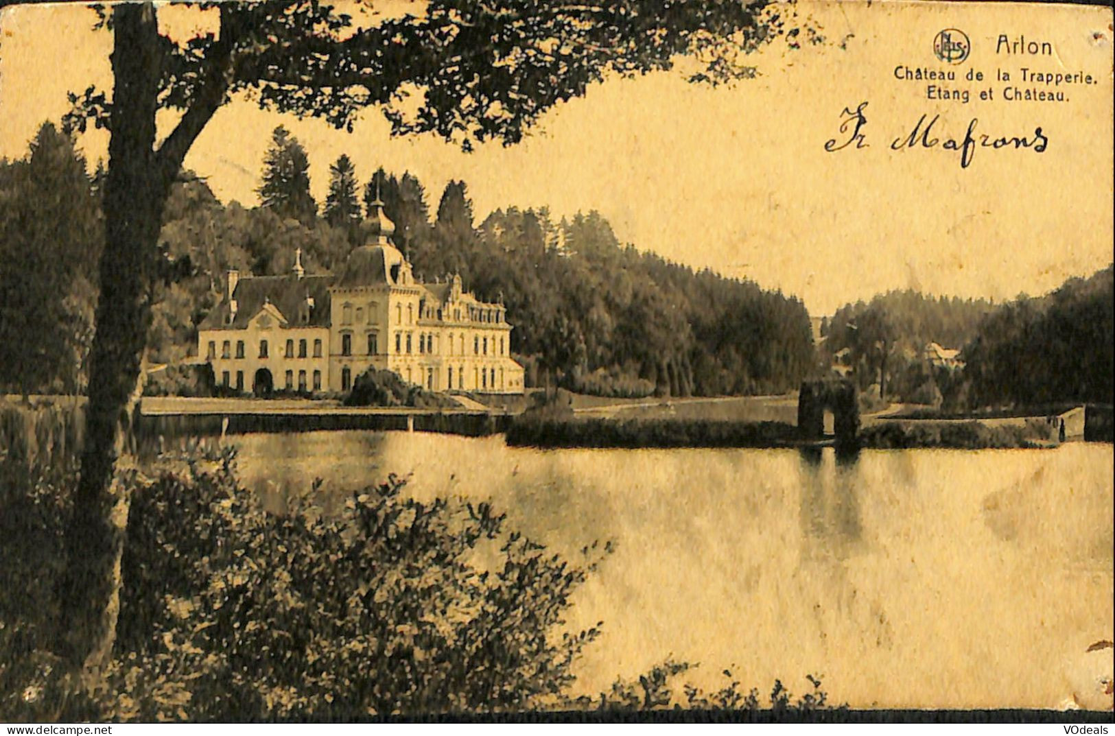 Belgique - Luxembourg - Arlon - Château De La Trapperie - Etang Et Château - Aarlen