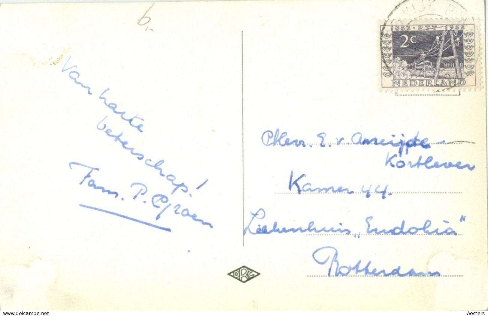 Noordwijk Aan Zee 1953; Zuiderstrand - Gelopen. (DRC) - Noordwijk (aan Zee)