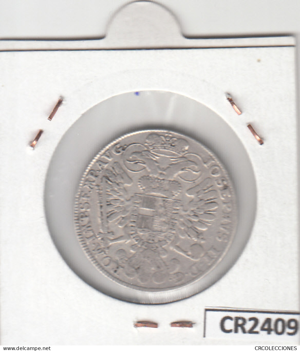 CR2409 MONEDA ALEMANIA 20 KREUZER 1767 PLATA - Andere - Europa